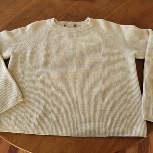 Brandy Melville Ribbed Knit Tan Sweater All One Size